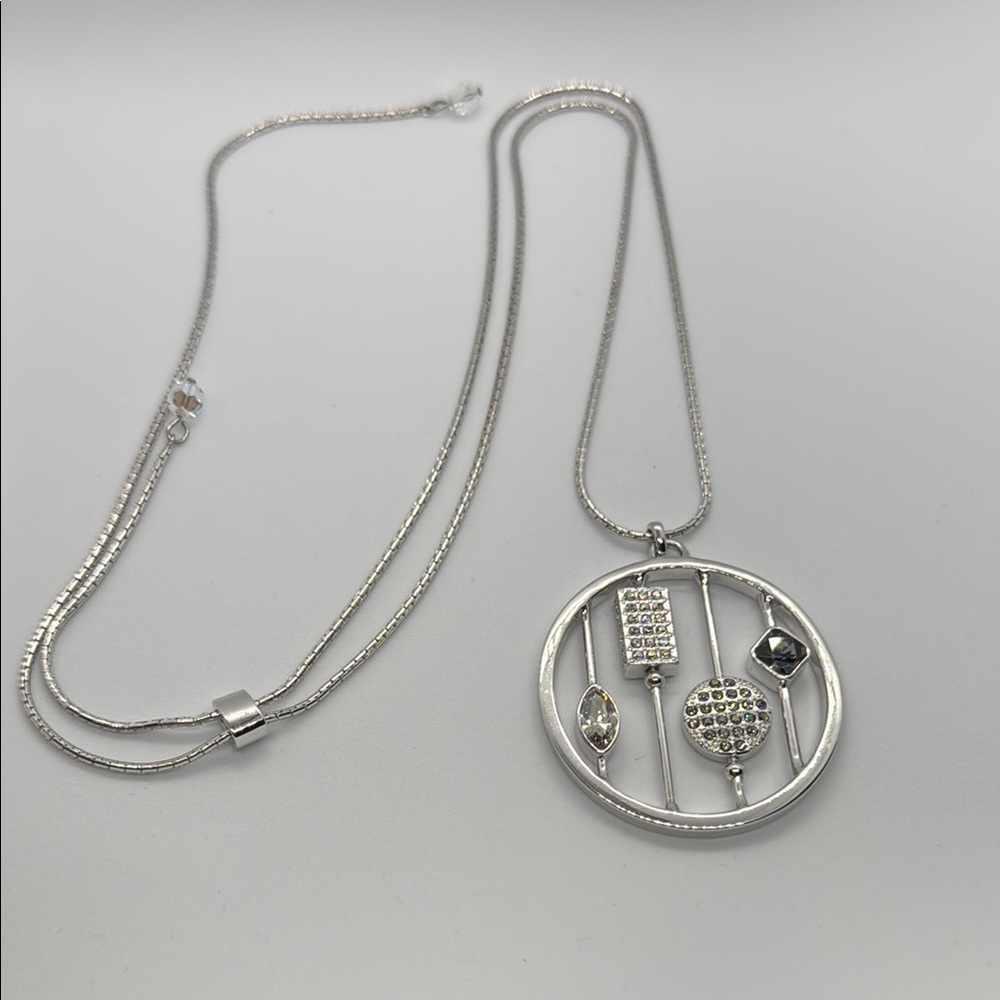 Touchstone Crystal Orbits Pendant Necklace